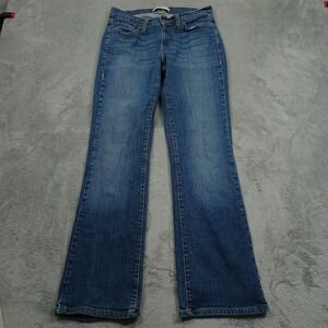 Levis 529 Jeans Womens 8 Blue Denim Curvy Bootcut Y2K Distressed Pockets